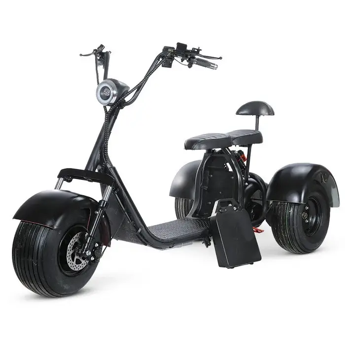 Citycoco 1500W Scooter électrique Tricycles à 3 roues pour adultes Entrepôt UE/USA/Europe 2000W 40AH
