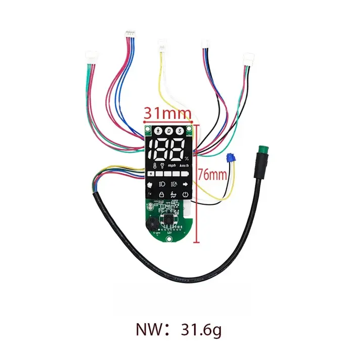 Carte de circuit du tableau de bord de trottinette électrique pour Xiaomi 5 Pro