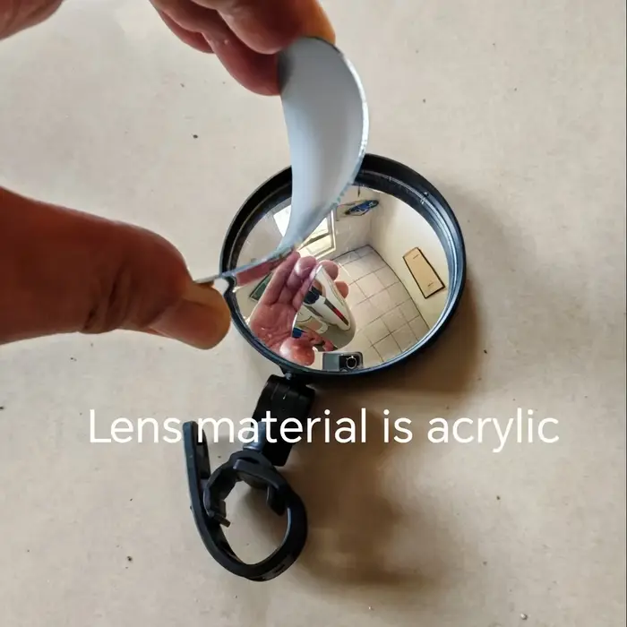 Améliorez la sécurité routière avec 2 rétroviseurs de vélo rotatifs réglables. 360° ° Lentilles antichoc