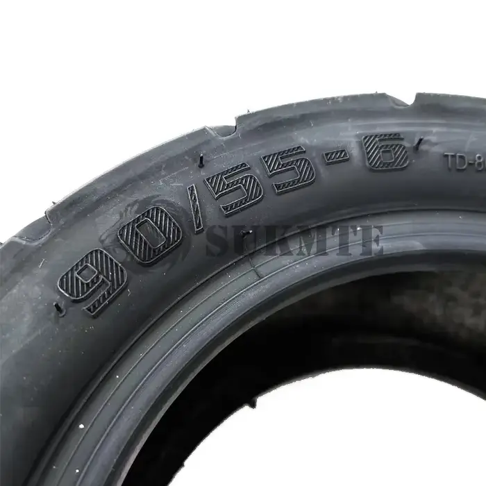 Pneu 90/55-6 sans chambre à air pour Scooter électrique 10 pouces 80/60-6 80/65-6