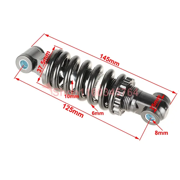 Amortisseur de suspension arrière pour Scooter, 125mm, adapté aux vélos, VTT, accessoires de scooter