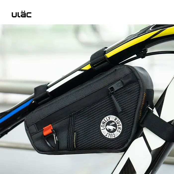 ULAC étanche avant cadre supérieur Tube sac vtt vélo de route grande capacité Triangle sac cyclisme sacoche pochette outils sac accessoires