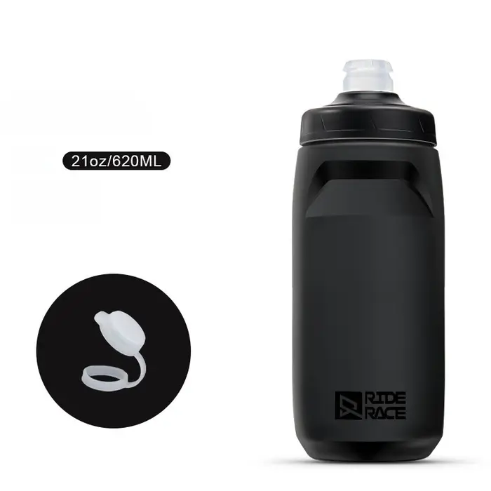 Bouteille d'eau de cyclisme 620/750 ml, anti-fuite, à compression, pour VTT et vélo de route, gourde