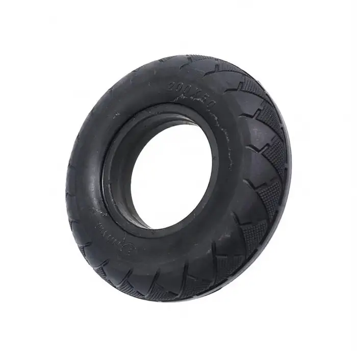 Pneu solide 8 pouces 200X50 en caoutchouc haute élasticité, remplacement pour trottinette électrique, accessoires de cyclisme