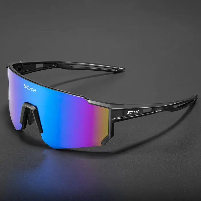 Lunettes de soleil de cyclisme pour hommes et femmes en acétate avec verres polycarbonate UV400 pour vélo de route VTT et sport extérieur