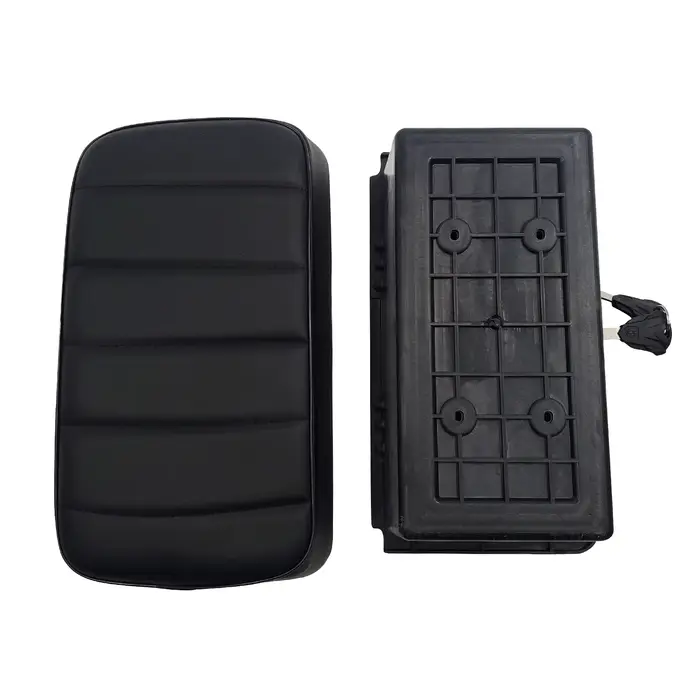 Boîte de rangement carrée pour siège arrière avec serrure pour scooter électrique Citycoco Harley
