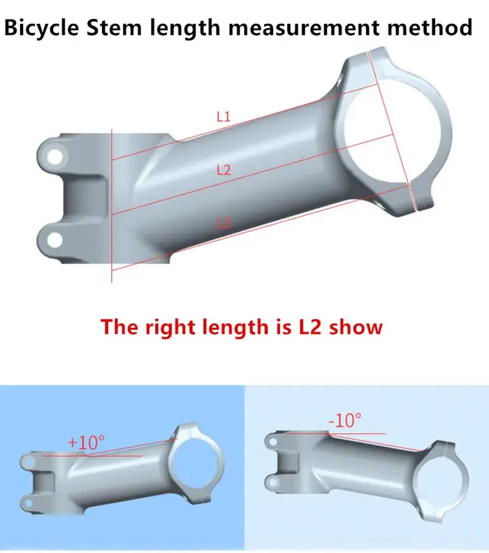 Tige de puissance de vélo ultralégère 10 ° /17 ° /25 ° /35 °   Tige de vélo de route vtt 31.8, tige 