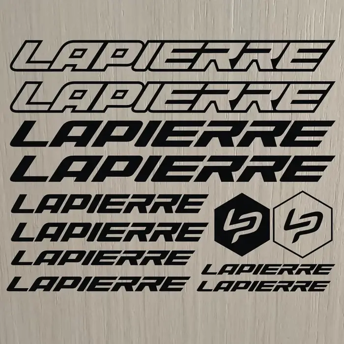 Autocollants de cadre de vélo LAPIERRE