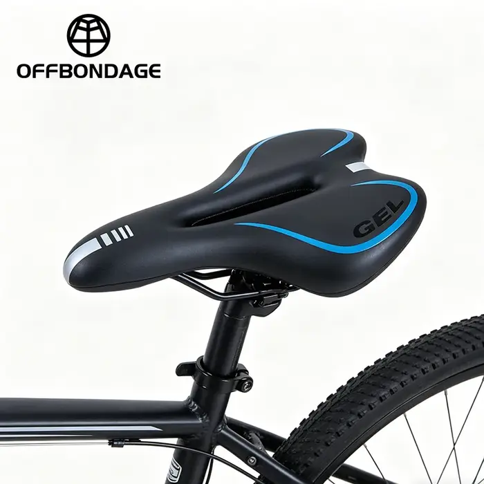Selle de vélo en silicone avec coussin