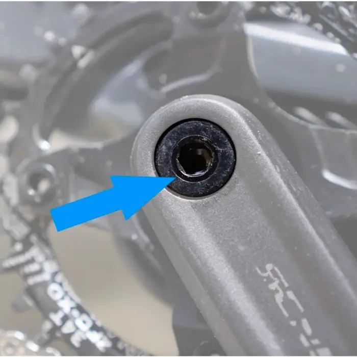 Vis de fixation de pédalier carré pour vélo