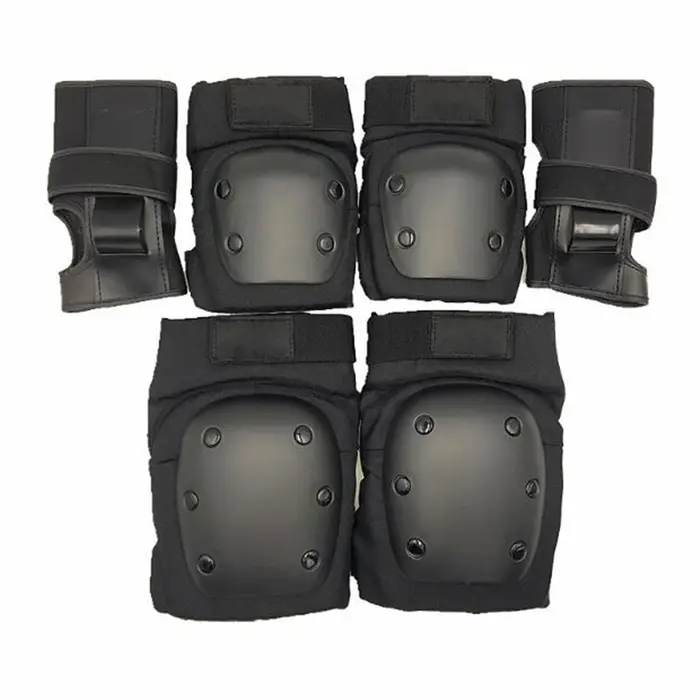Casque professionnel à 6 patins de protection pour adultes, patins à roulettes, scooter, poignet, co