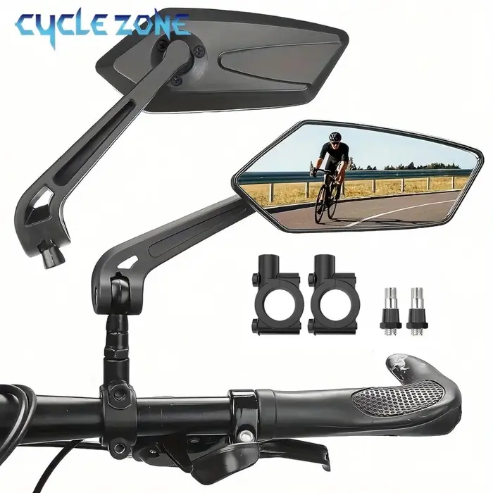 Rétroviseurs de guidon de vélo universels grand Angle 360 rotatif rétroviseur