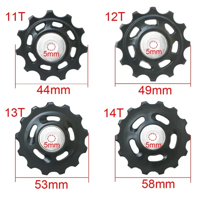11T 12T 13T 14T roulement vtt vélo roue de guidage arrière