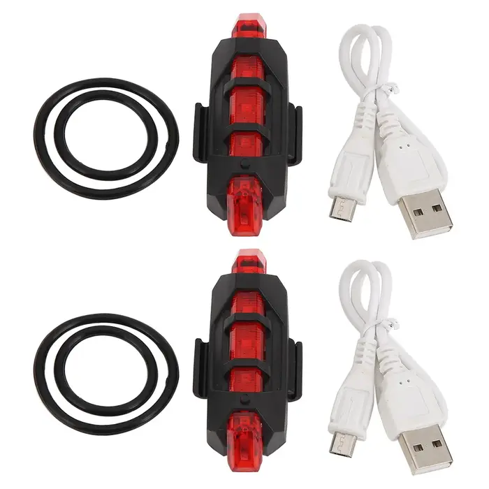 2 feux d'avertissement pour trottinette électrique M365 Pro, accessoires de sécurité nocturne, feu a