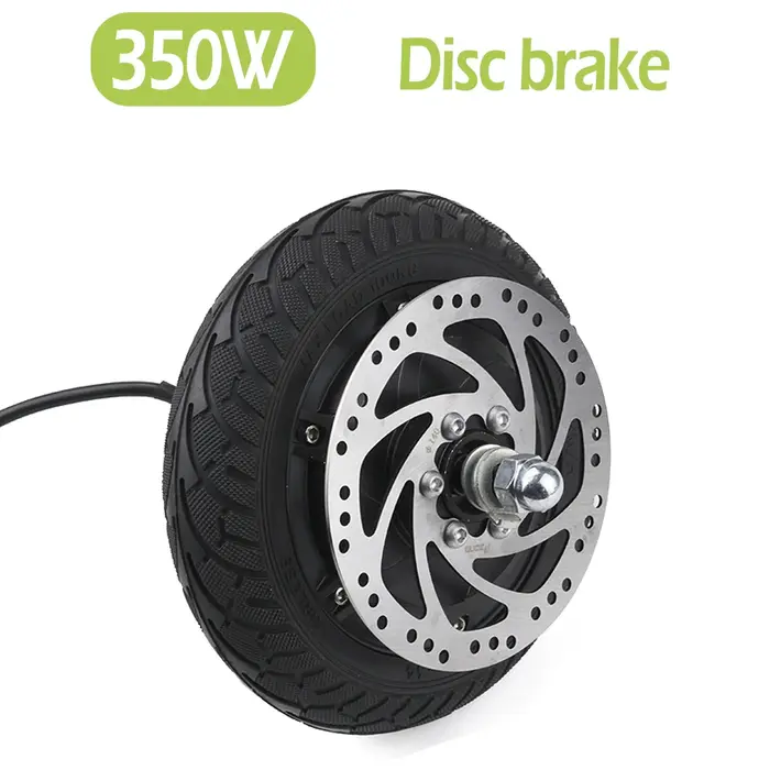 Moteur de moyeu sans engrenage de moteur de Scooter électrique de 8 pouces 24V/36V/48V 350W/500W mot