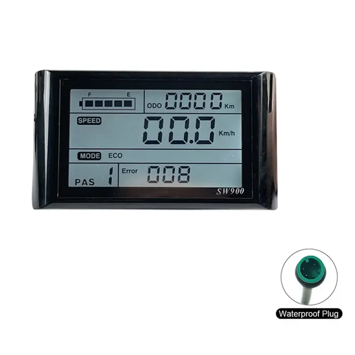 Scooter électrique LCD affichage compteur panneau de commande 5pin 24/36/48V e-bike vélo liquide cristal LCD Instrument