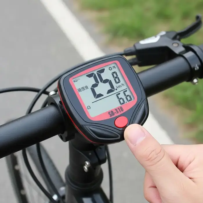Compteur de vitesse numérique filaire étanche pour vélo
