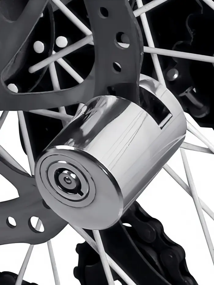 Serrure de vélo, serrure de frein à disque, serrure à disque de moto, serrure à disque, serrure anti