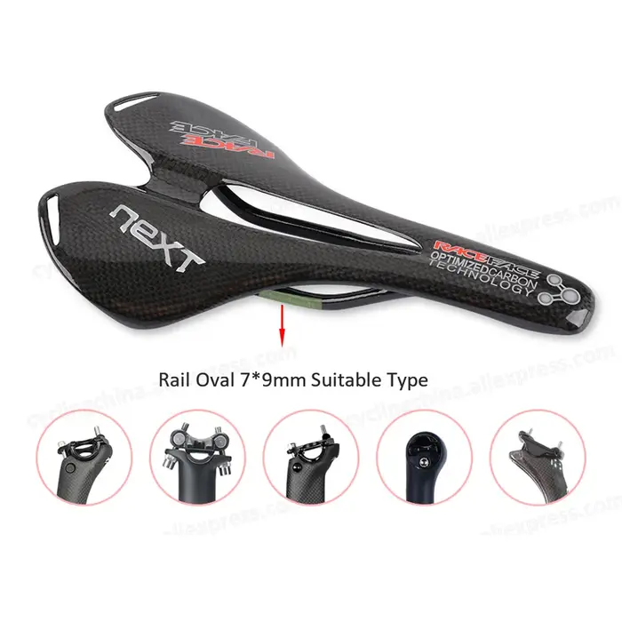 Race Face-Selle légère de la série Next, tissage 3K, coussin de siège entièrement en carbone, siège 