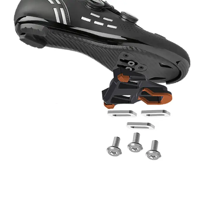 Pédales de vélo de route Gineyea, pédales de vélo de route sans clip avec crampons compatibles avec SPD-SL