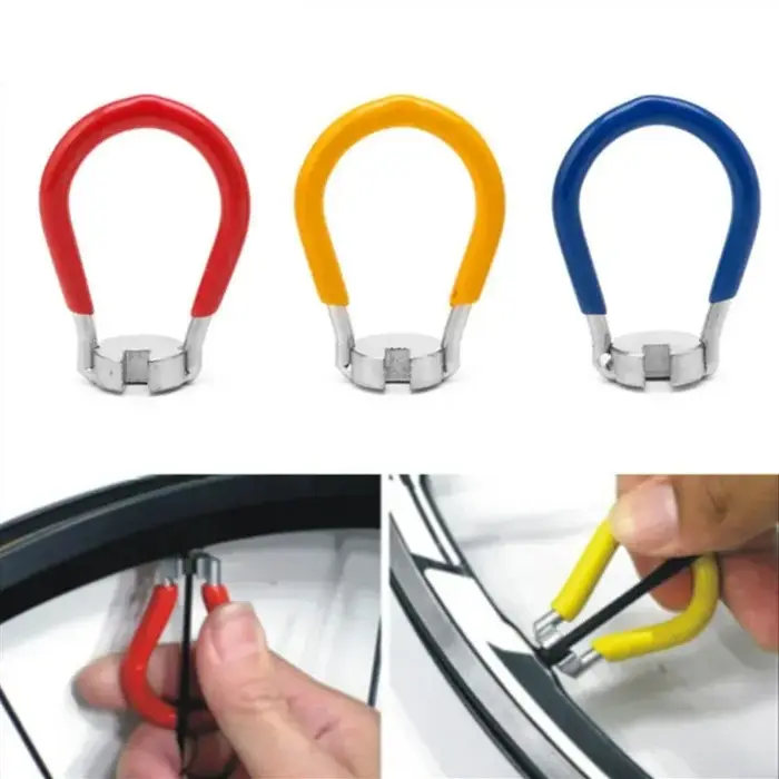 Clé à rayons de vélo, outil de centrage de jante