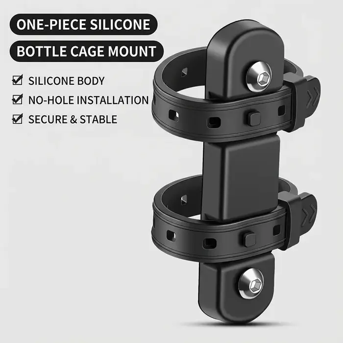 Porte-bouteille de vélo en fibre de carbone, 9g, léger, universel, pour vélo de route, VTT, accessoi