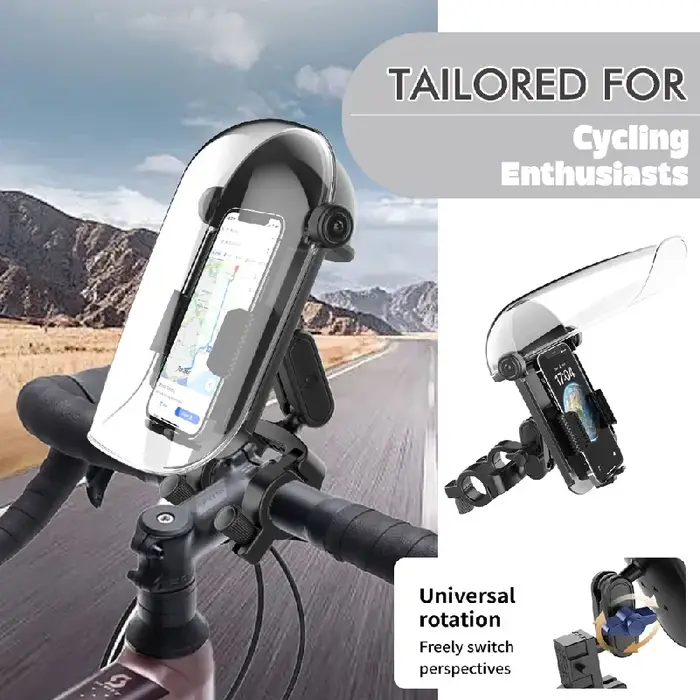 Support de téléphone pour vélo électrique avec pare-soleil