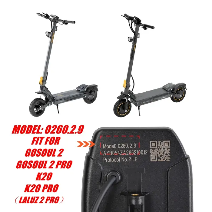 Affichage central pour trottinettes électriques AUSOM L1 L2 L2 MAX F1 MAX DT2 PRO K20 K20 PRO GOSOUL 2 PRO LALUZ 2 PRO 48V 52V 60V - Tableau de bord