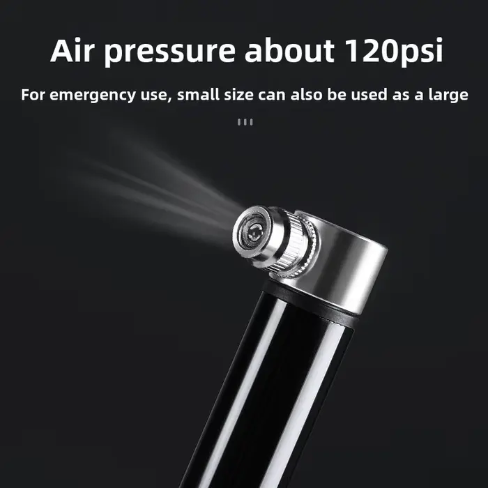 Mini pompe à vélo Portable en alliage d'aluminium