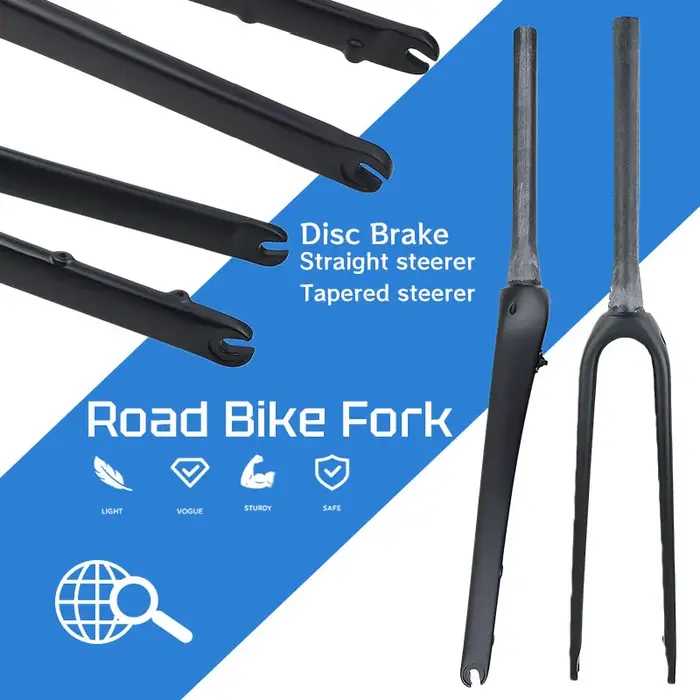 Nouveau! Fourche de vélo de route/gravel entièrement en carbone