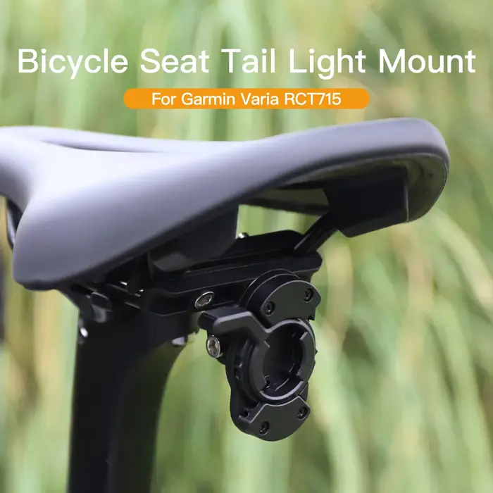 Pour Garmin Varia RCT715 siège de vélo feu arrière support Radar GoPro adaptateur en plastique tige de selle