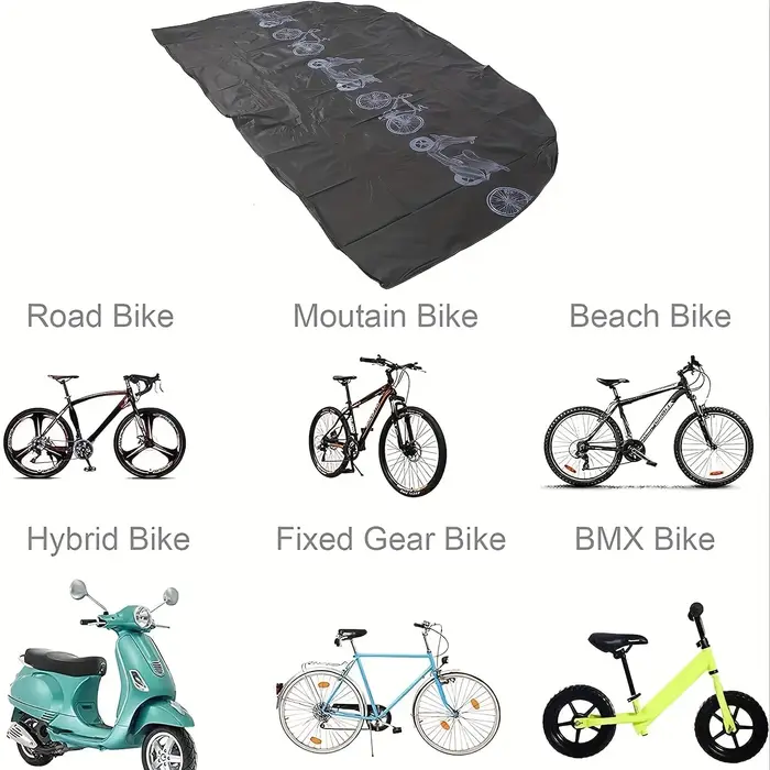 Housse de vélo imperméable et anti-poussière pour une utilisation intérieure et extérieure