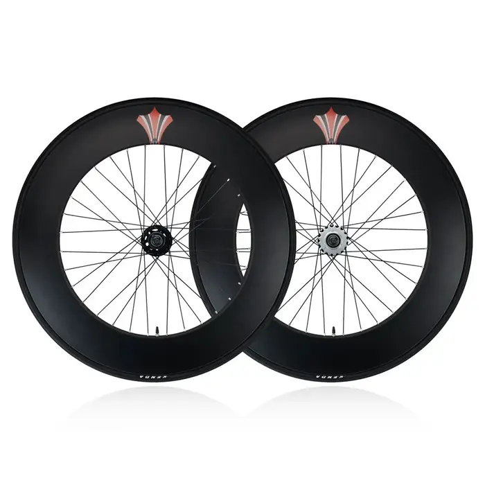 Roues de vélo à pignon fixe 700C 88MM 90MM en alliage d'aluminium