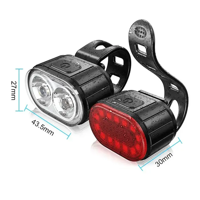 Feux de vélo LED USB lampe