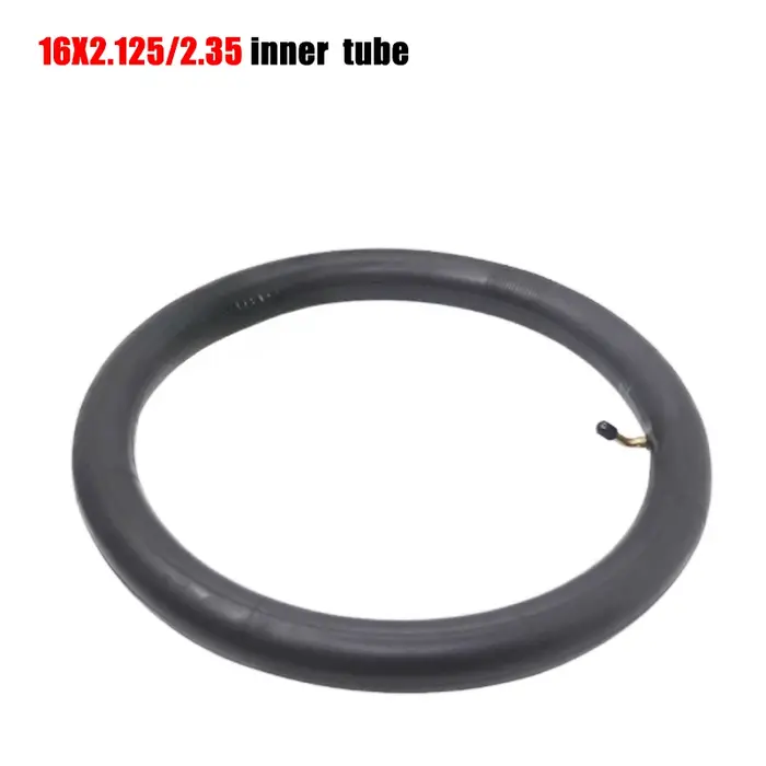 Pneus pour vélo électrique 16x2.25(58-305) pouces, avec chambre à air, angle courbé, taille 16x2.125