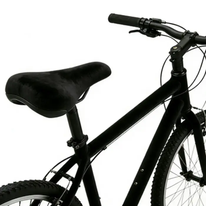 VOLE VLD45 BMX Siège fixe vintage en fibre de velours Selle confortable Expérience de cyclisme pour les déplacements urbains et l'équitation de rue