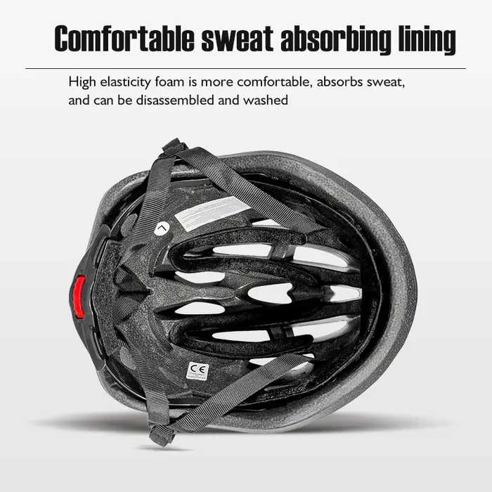 Casque de cyclisme intégré léger pour vtt et vélo de route-20 système de refroidissement par ventilation