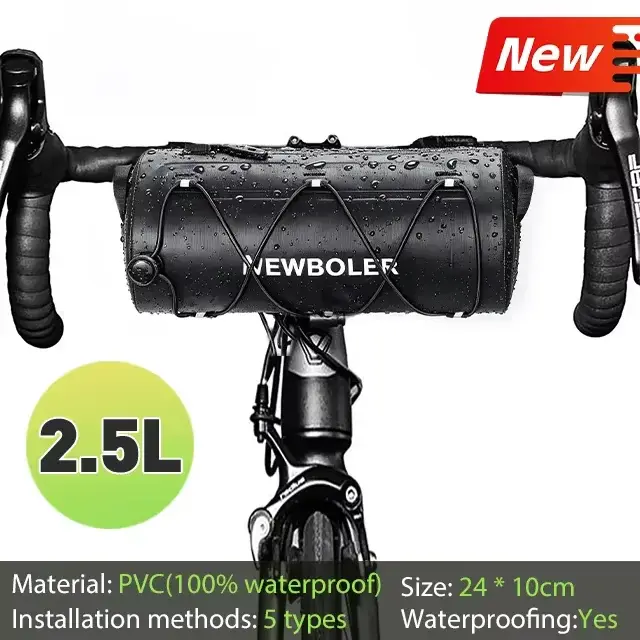 NEWBOLER nouveau sac de guidon sacs de vélo cadre sacoche multifonction Portable sac à bandoulière accessoire