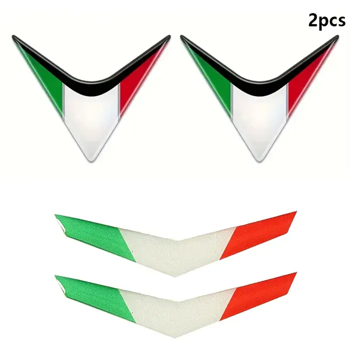 Autocollant flèche drapeau italien