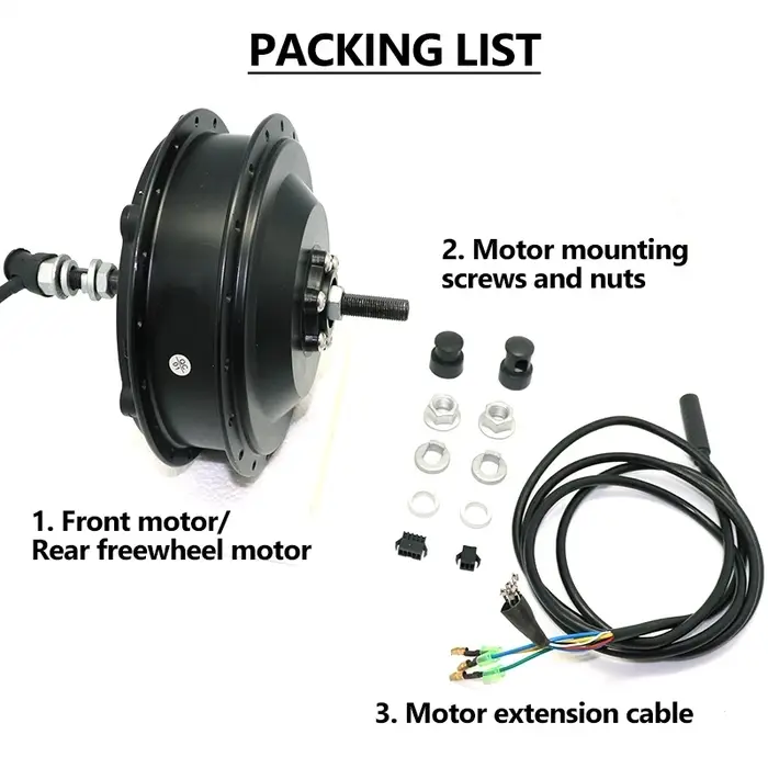 Moteur de moyeu sans balais à grande vitesse pour vélo électrique