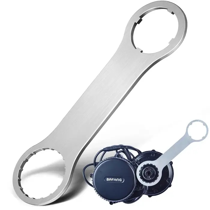 Clé d'installation multifonctions blanche pour moteur central Bafang BBS01B BBS02B BBSHD montage DIY vélo électrique professionnel