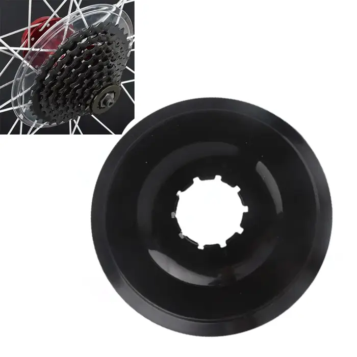 Couvercle de protection de rayons de roue libre de garde de volant d'inertie de vélo de route pour moyeux de boîte de frein à disque de VTT et Cassettes de dérailleur