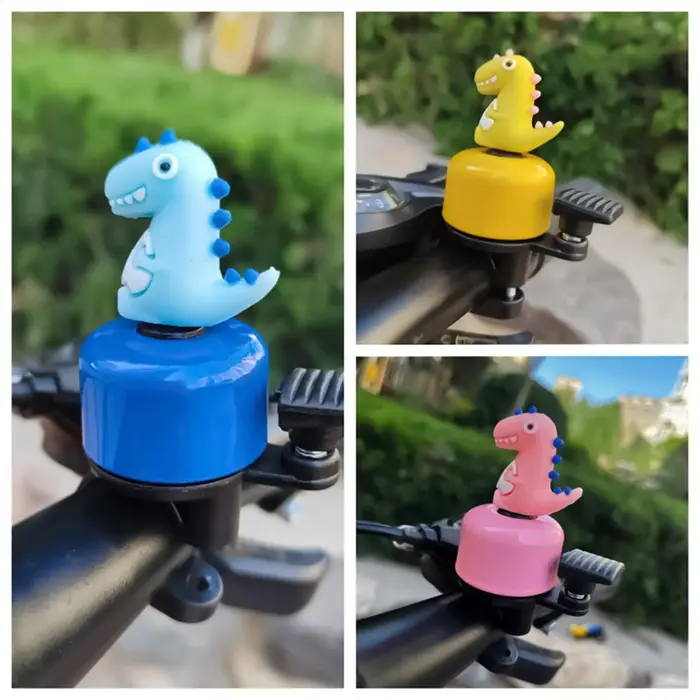 Sonnette de vélo en métal à motif de dessin animé