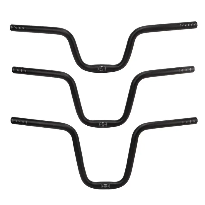 Guidon pliant extra long en alliage d'aluminium pour vélo de route et VTT, dimensions 25.4mm, diamètre 580mm