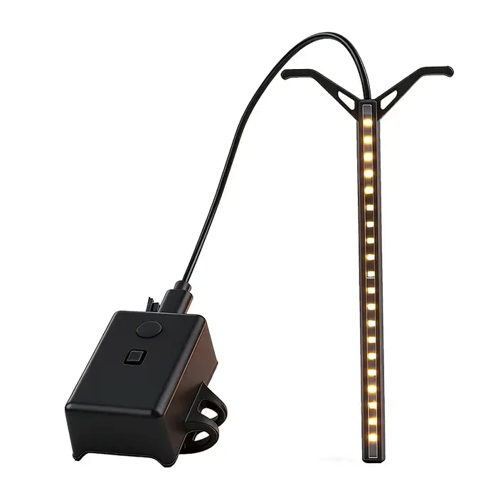 Feu arrière de vélo ESLNF RGB à fixation sur rail de selle
