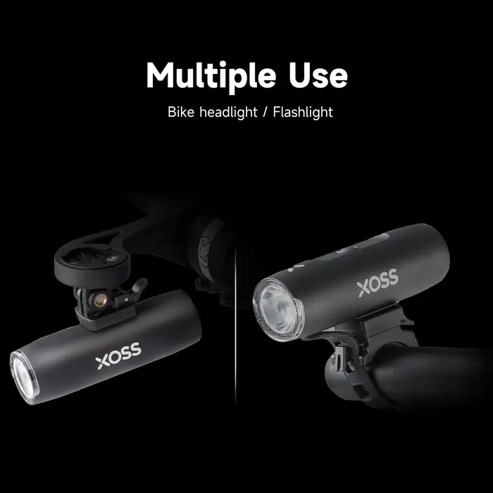 XOSS-Lampe de poche ultralégère pour vélo, lampe de sauna pour vélo, lampe frontale pour VTT, lampe 