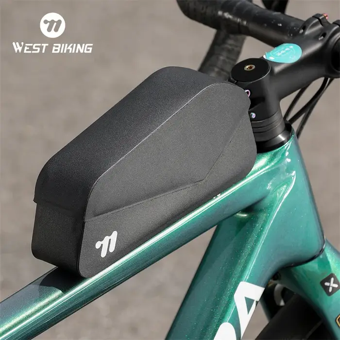 WEST BIKING – sac de Tube supérieur à couvercle magnétique pour vélo