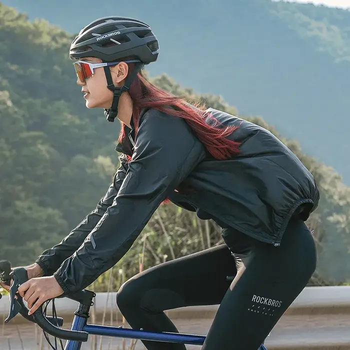 ROCKBROS – veste de vélo de Protection solaire d'été, couverture de cyclisme respirante, randonnée e