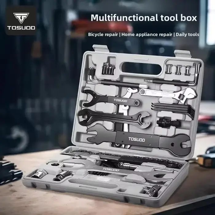 TOSUOD ensembles d'outils de vélo boîte outils de cyclisme