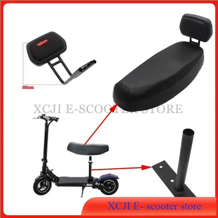 Support de dossier adapté pour siège double de scooter électrique